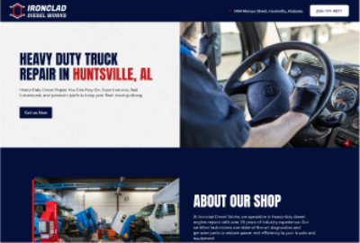 DieselSites website homepage