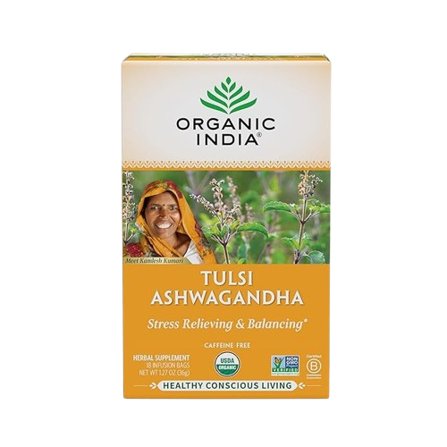 Tea brand with orange detailing