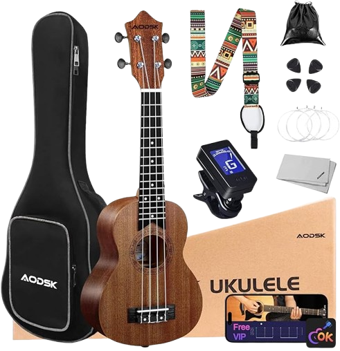 full ukele set with accessories