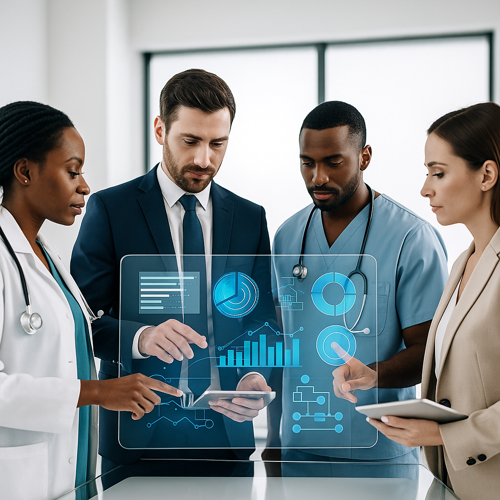image of a business meeting (for a data analytics and business intelligence)