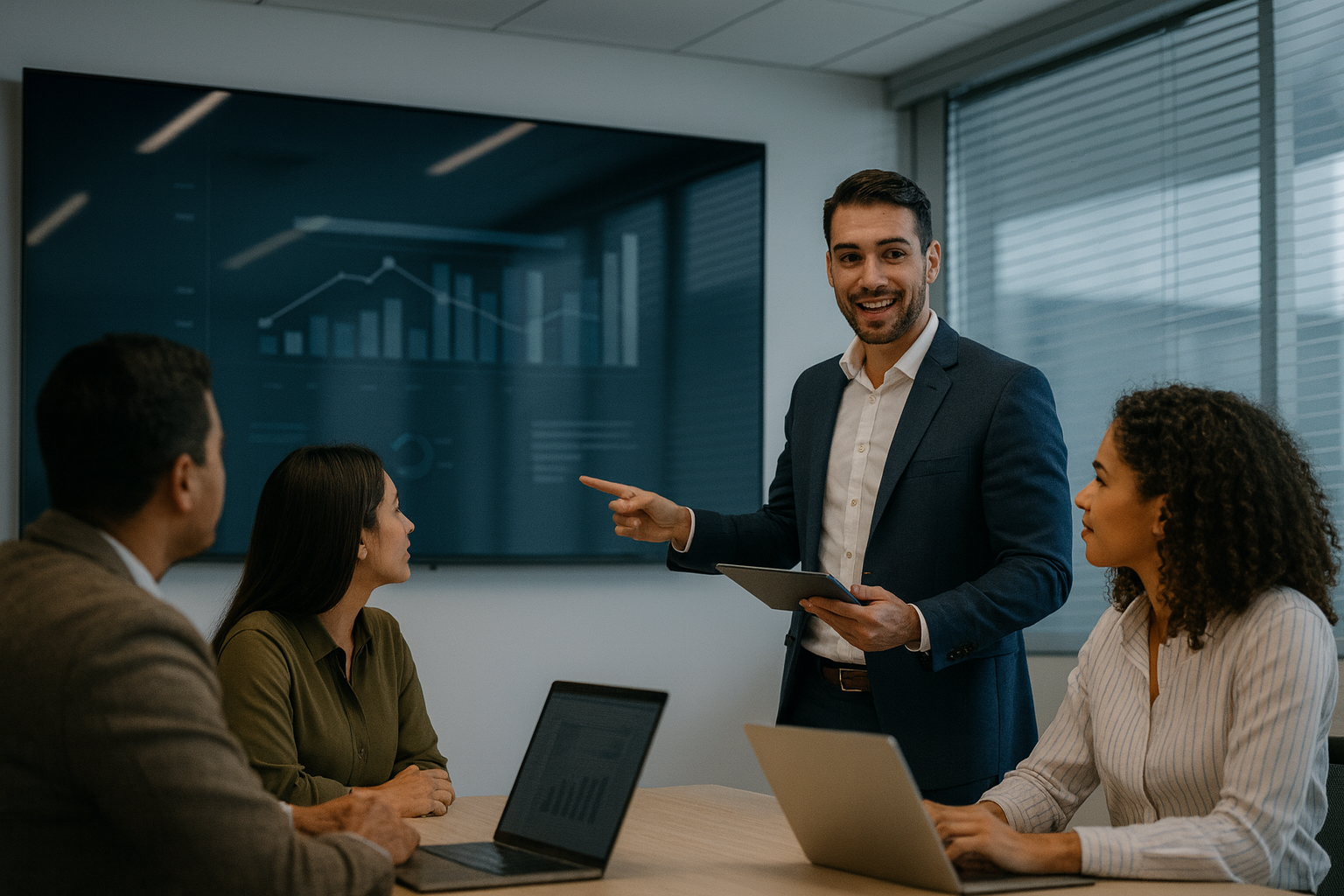 [background image] image of a medical team collaborating (for a ai healthcare company)