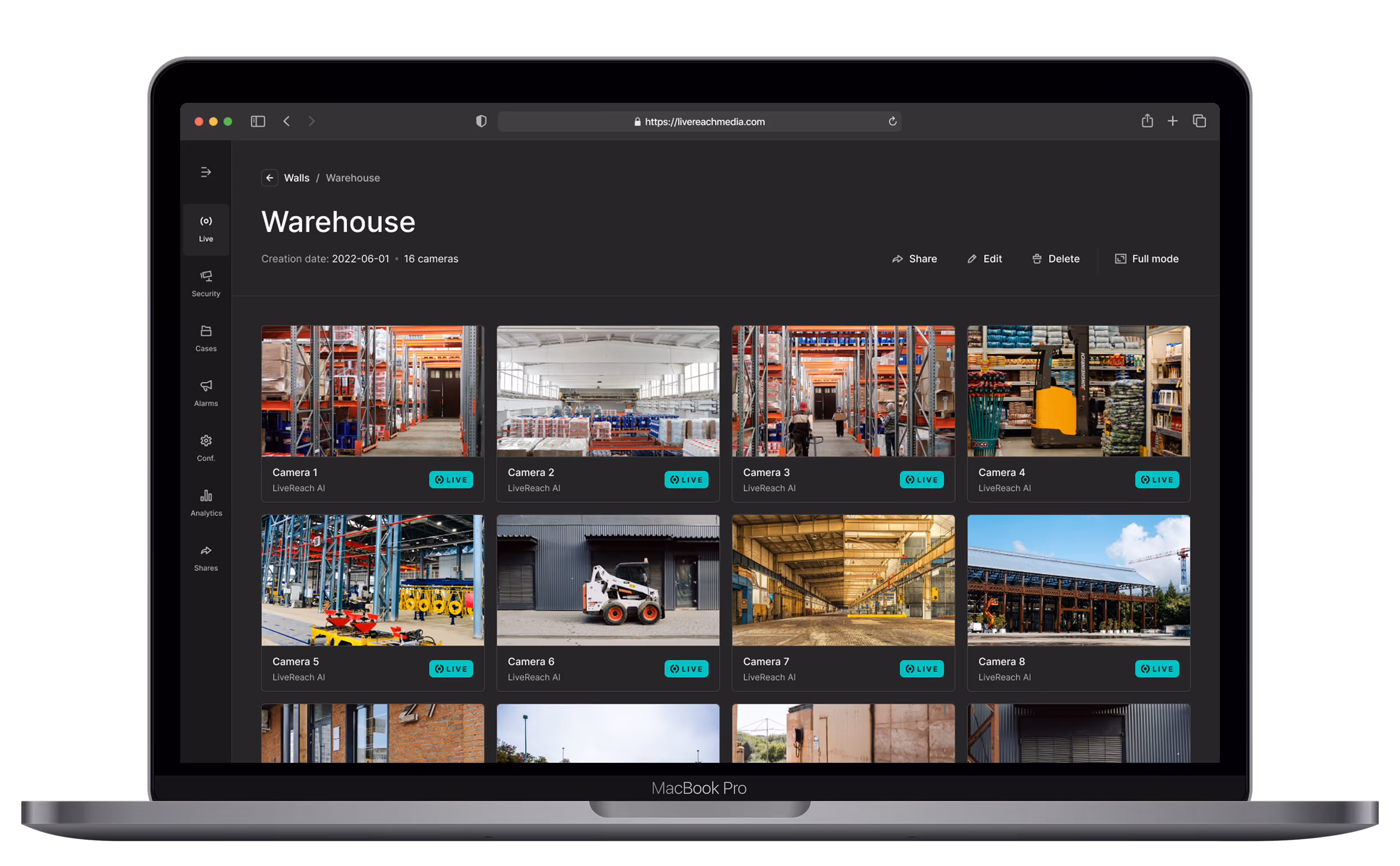 LiveReach AI Live Page