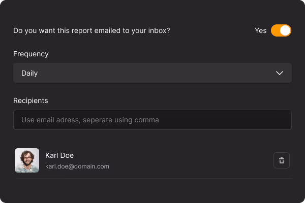 Salescoach reporting