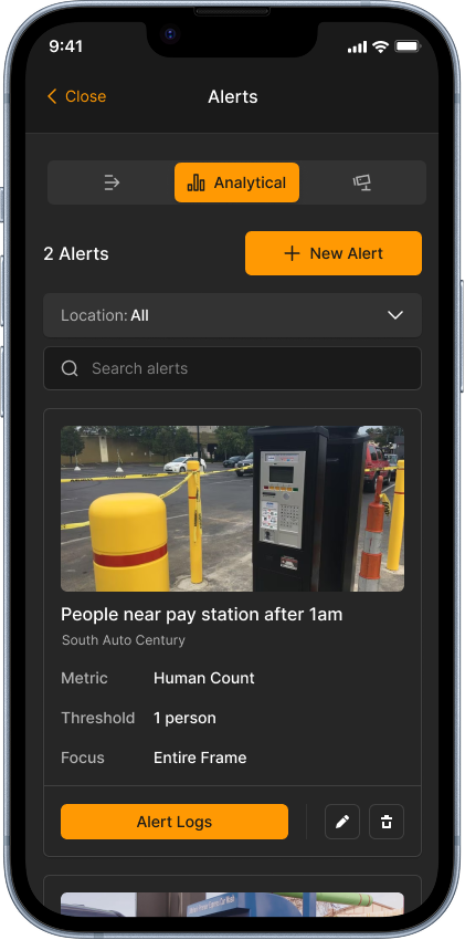 Mobile App - Alerts