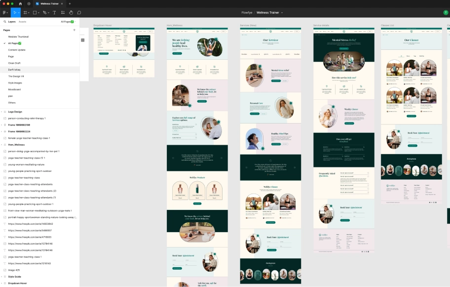 Figma file overview