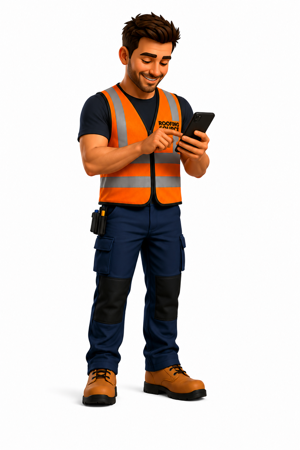Roofing Source operative using the app