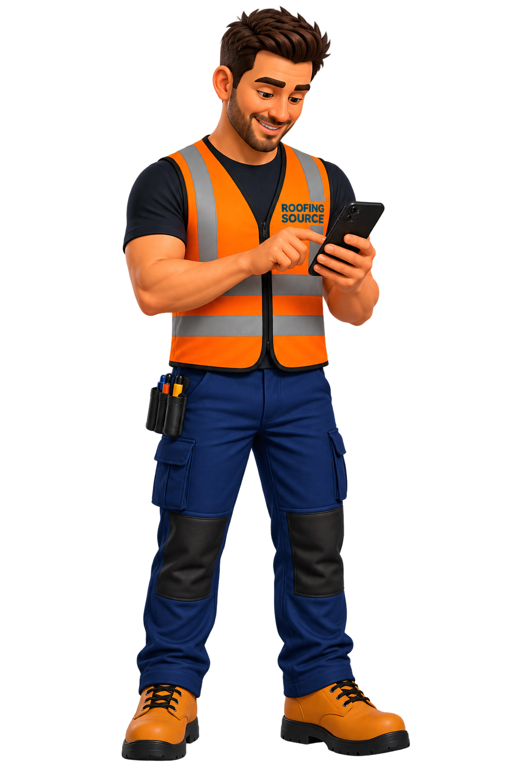 Roofing Source operative using the app