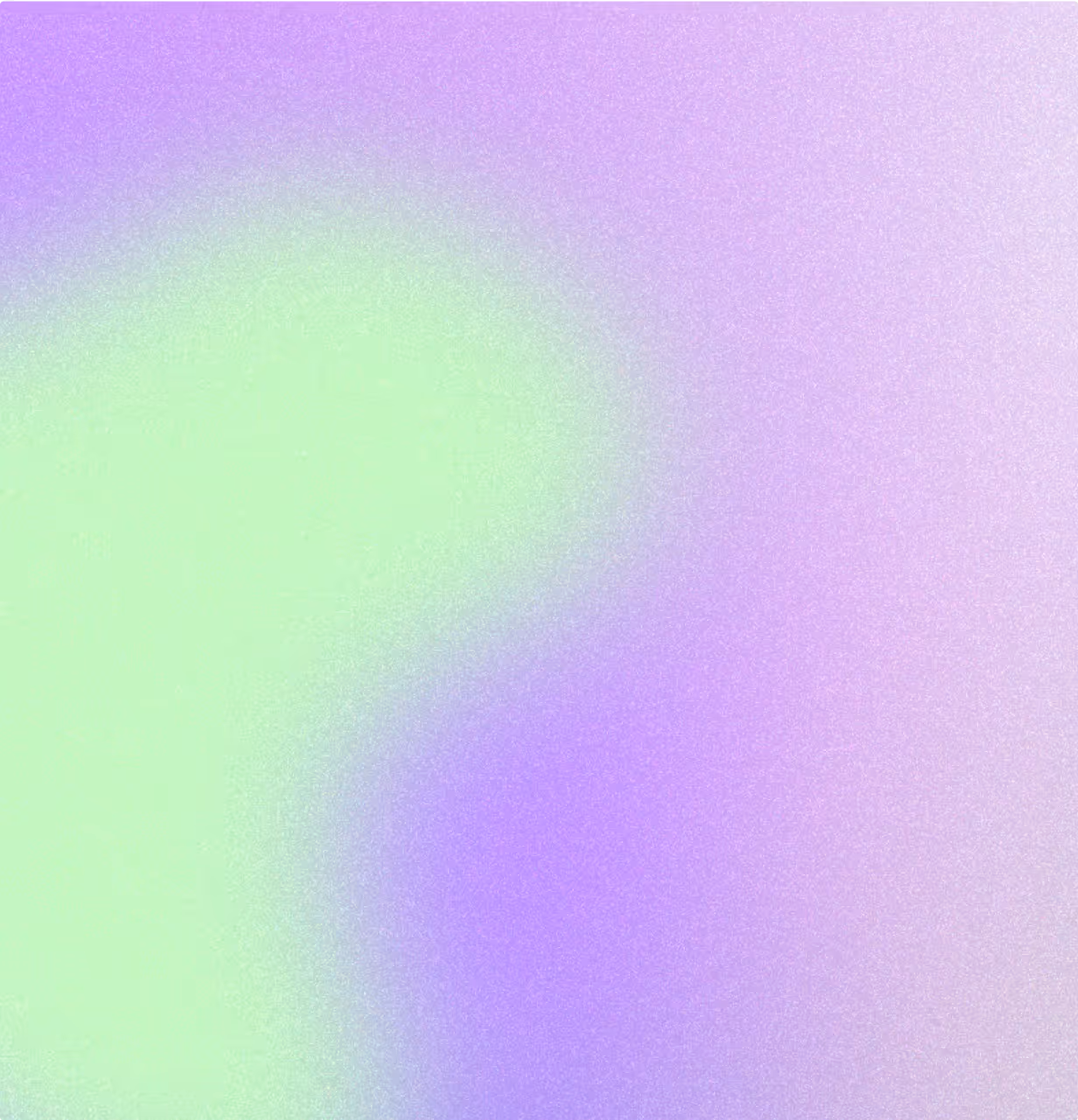 Soft gradient blending green and purple, opine on ethereal color transition
