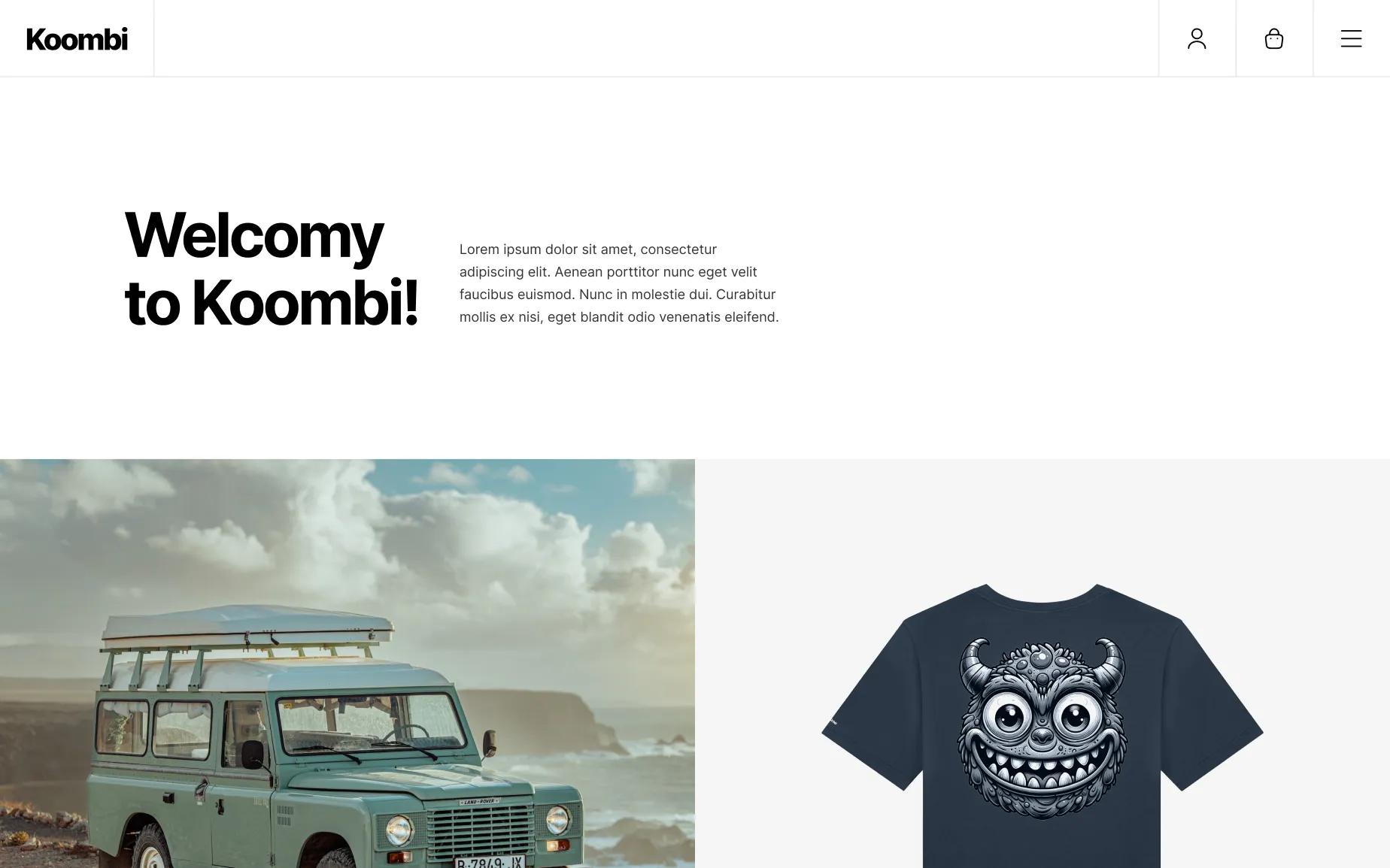Koombi - Webflow Ecommerce Template