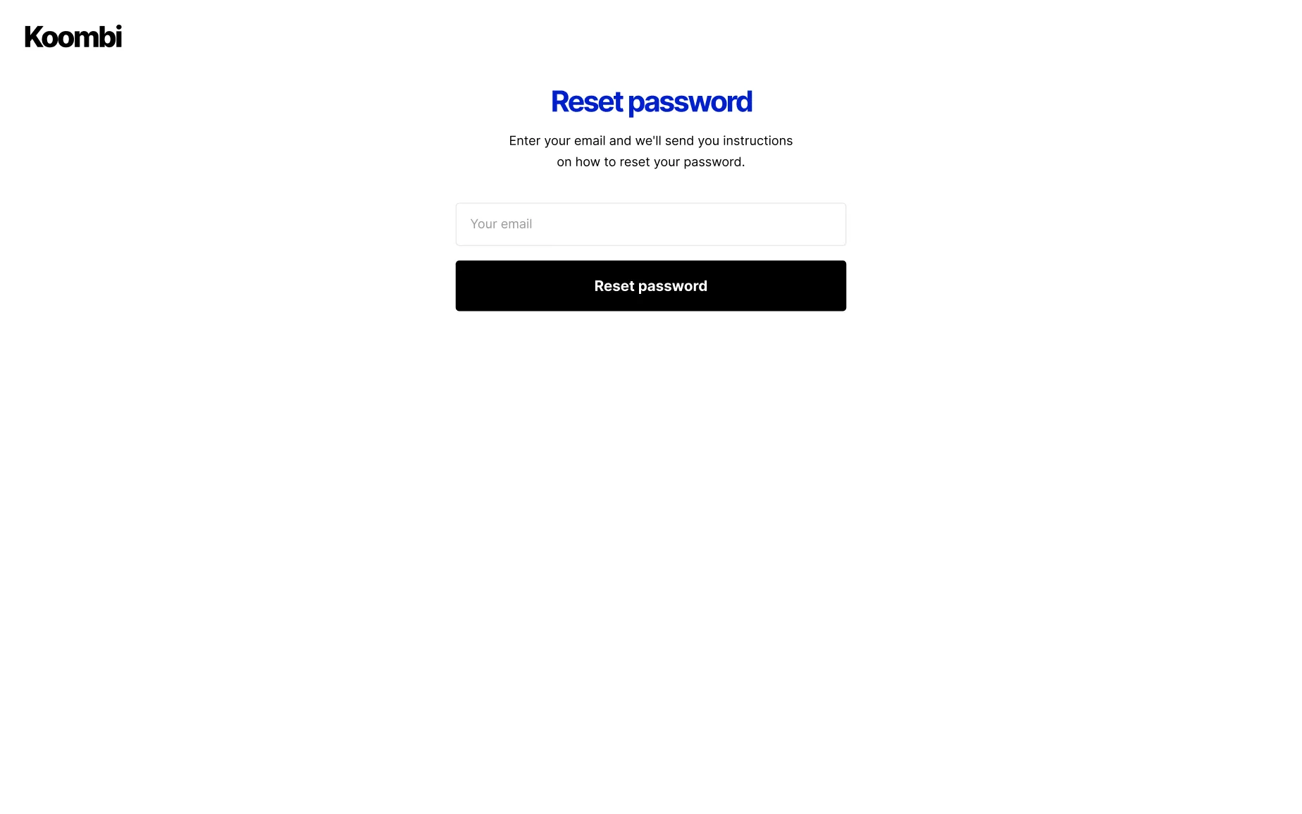 Koombi - Webflow Ecommerce Template