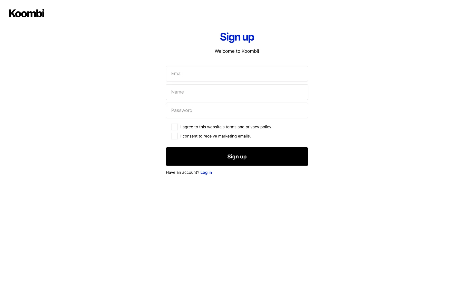 Koombi - Webflow Ecommerce Template