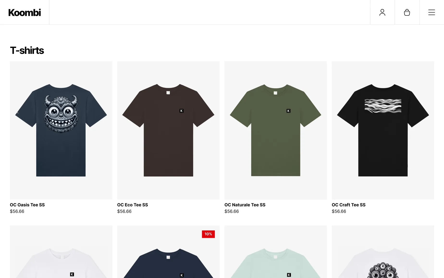 Koombi - Webflow Ecommerce Template