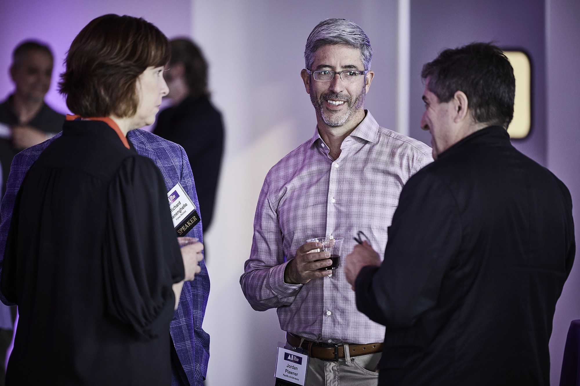 Jordan Plawner at a speaking event.