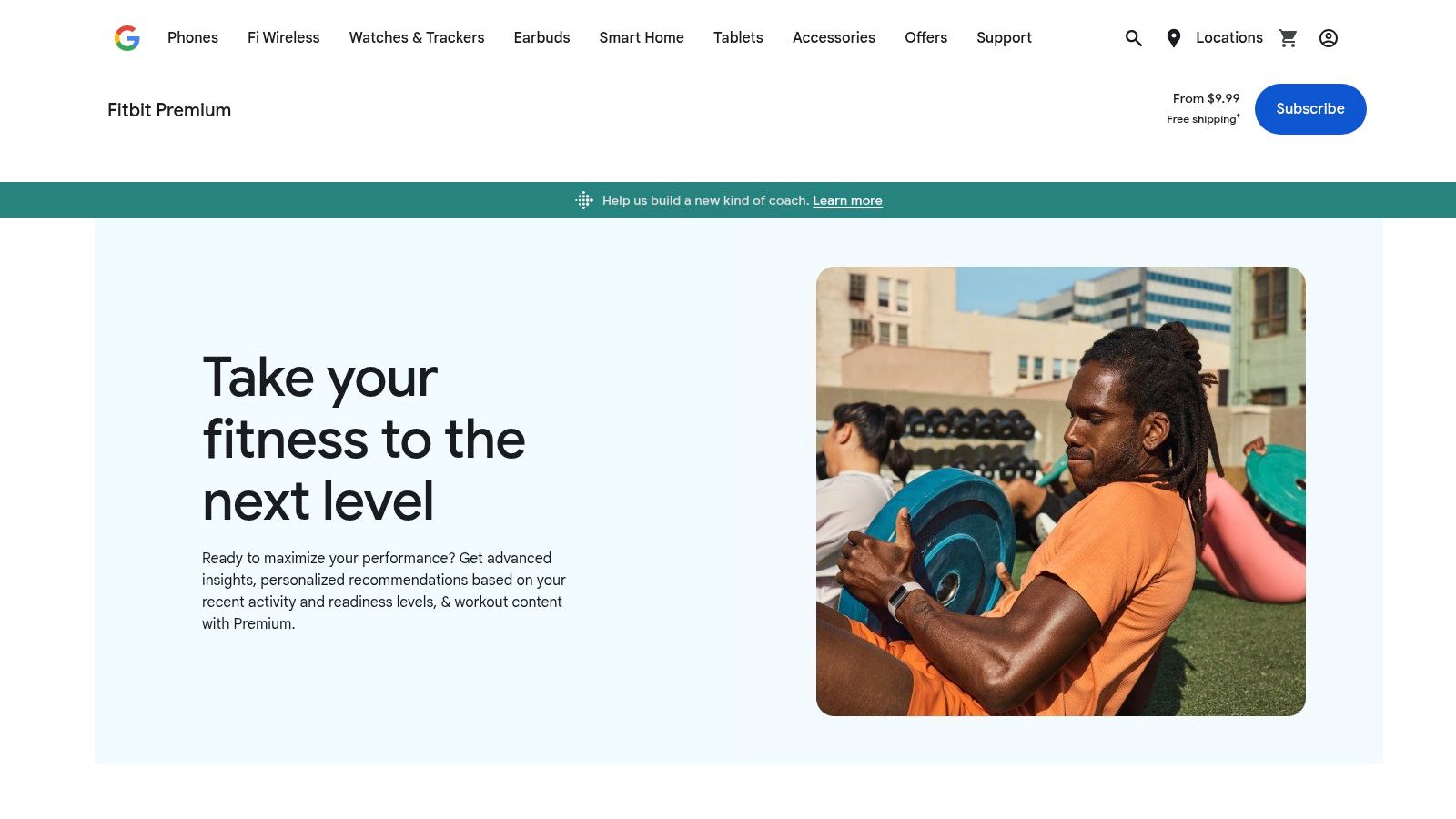 Fitbit (app + Fitbit Premium)