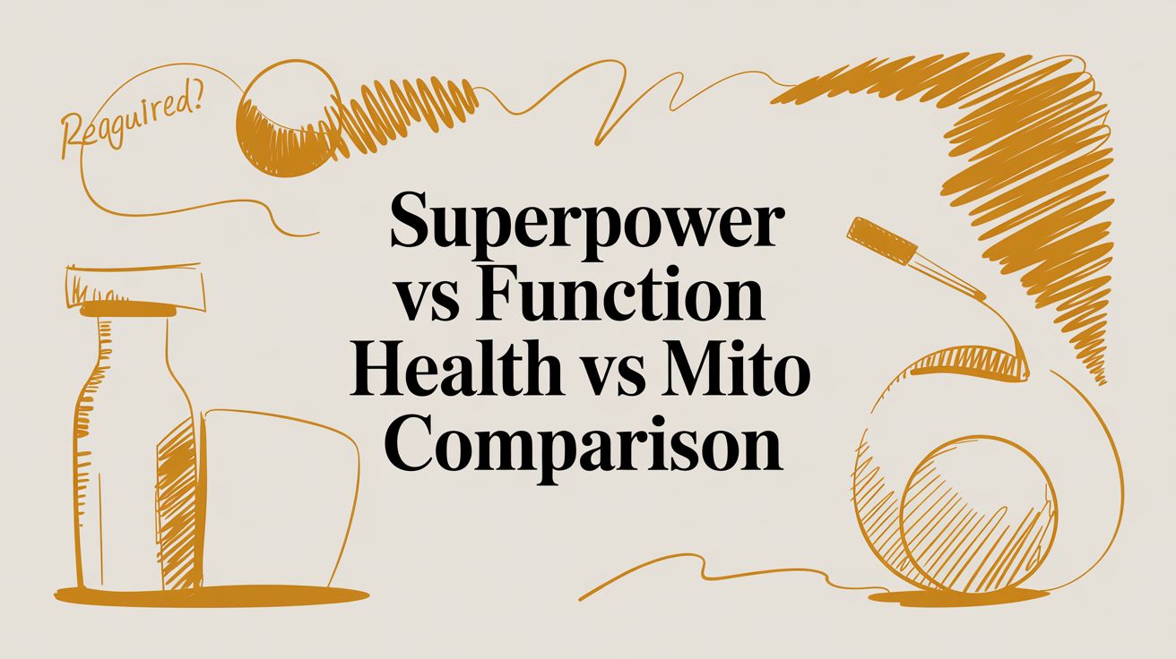 Superpower vs Function Health vs Mito Comparison: An Expert Guide