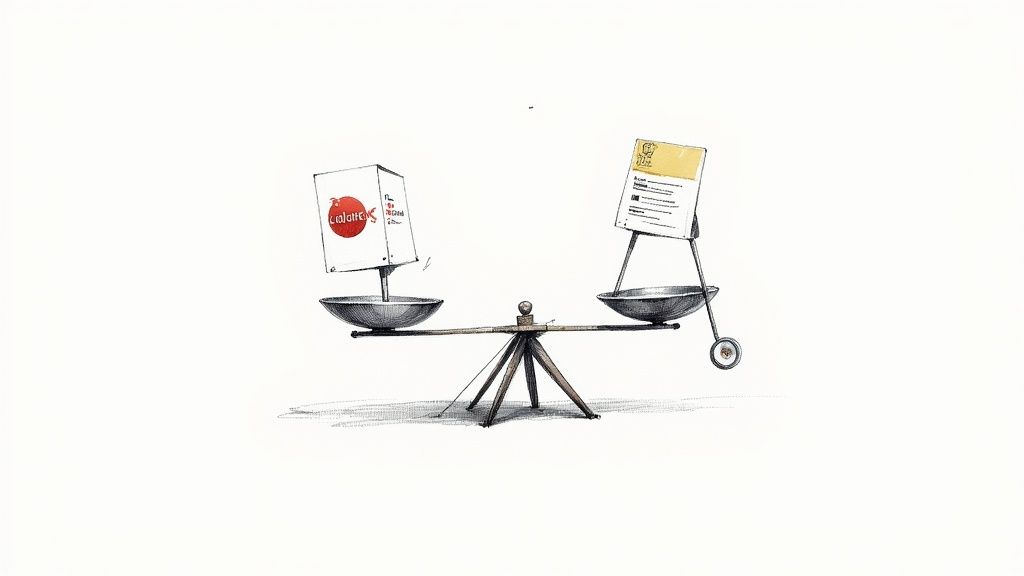 A person looking at their health data on a smartphone, indicating data-driven health choices.