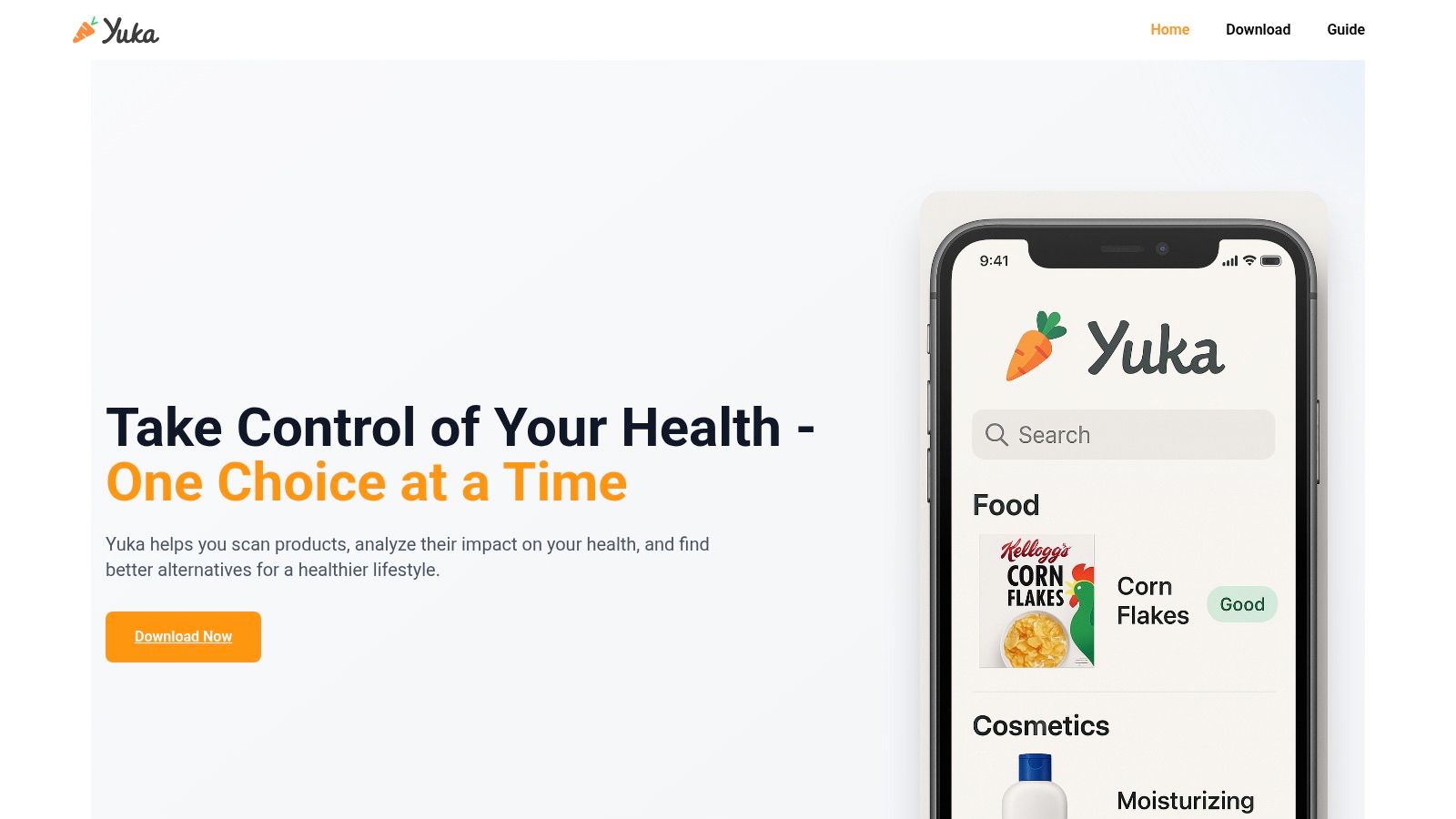 Yuka – Food & Cosmetic Scanner