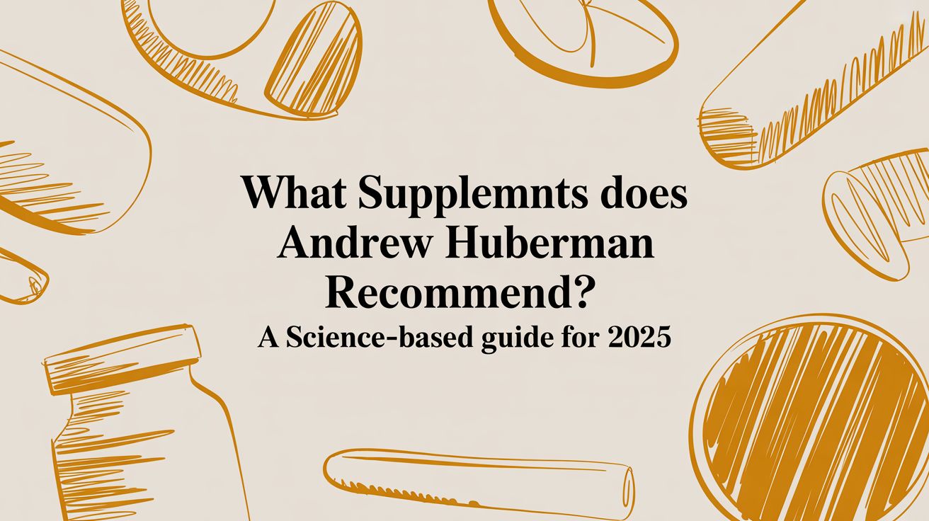 What Supplements Does Andrew Huberman Recommend? A Science-Based Guide for 2025