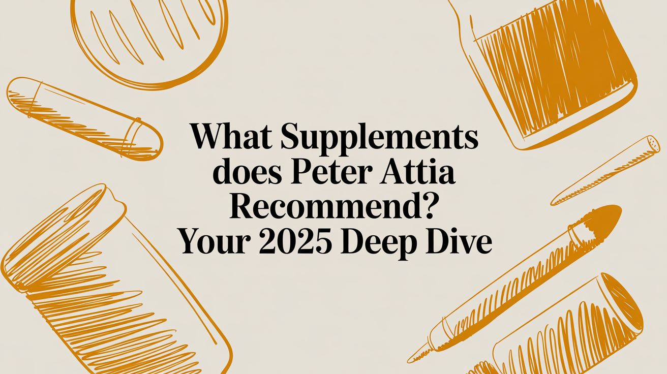 What Supplements Does Peter Attia Recommend? Your 2025 Deep Dive