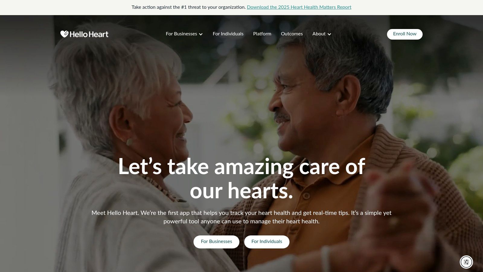 A senior woman using a tablet, representing Hello Heart's focus on user-friendly health management.