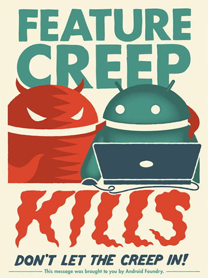 What is feature creep?