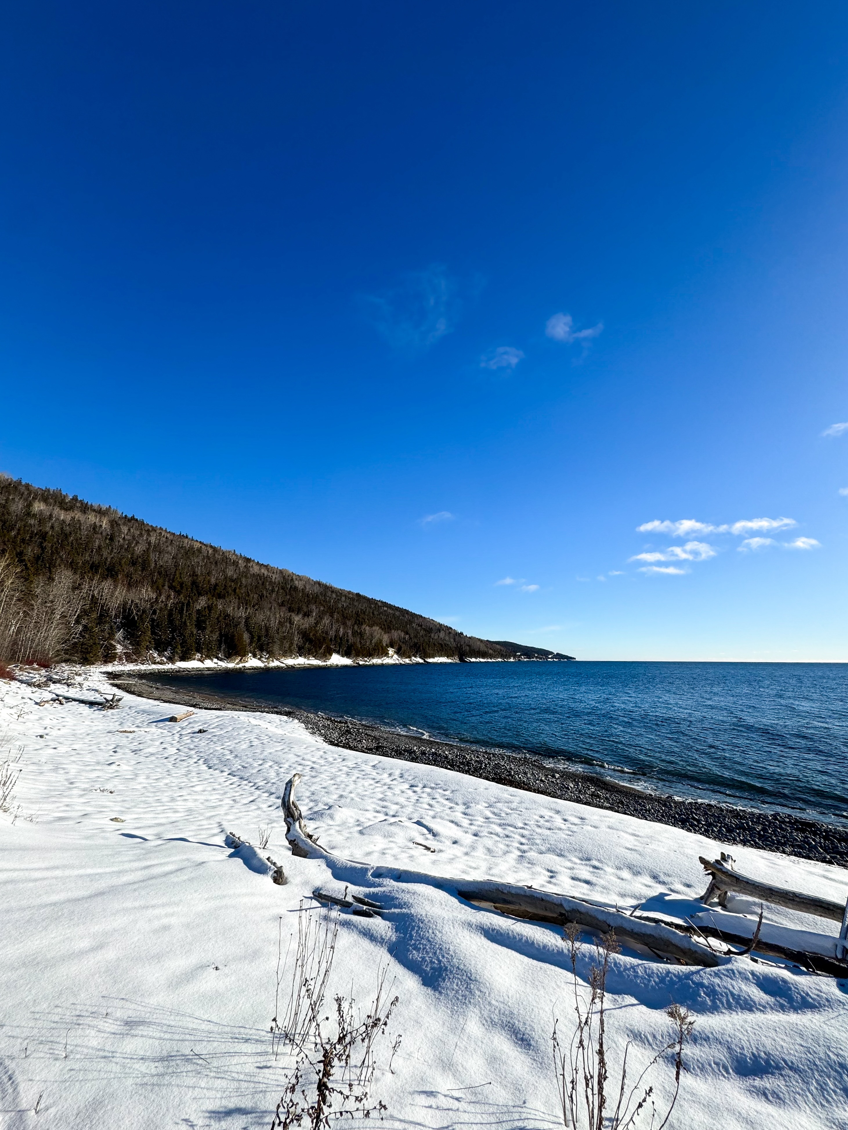 Randonnées d’hiver à Gaspé 