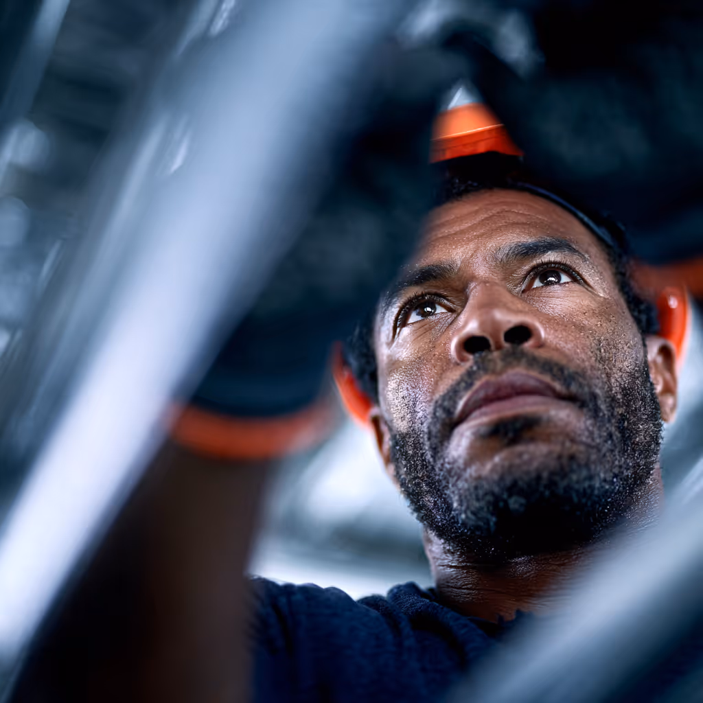 City to City HVAC licensed technician performing professional residential air conditioning repair and maintenance in Naples, FL.