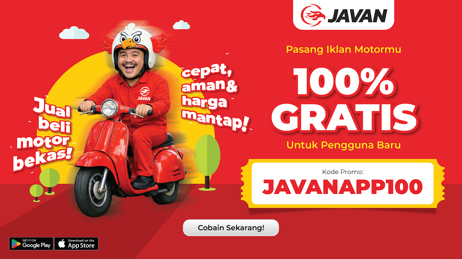 Voucher Jual Beli Motor Bekas di Javan