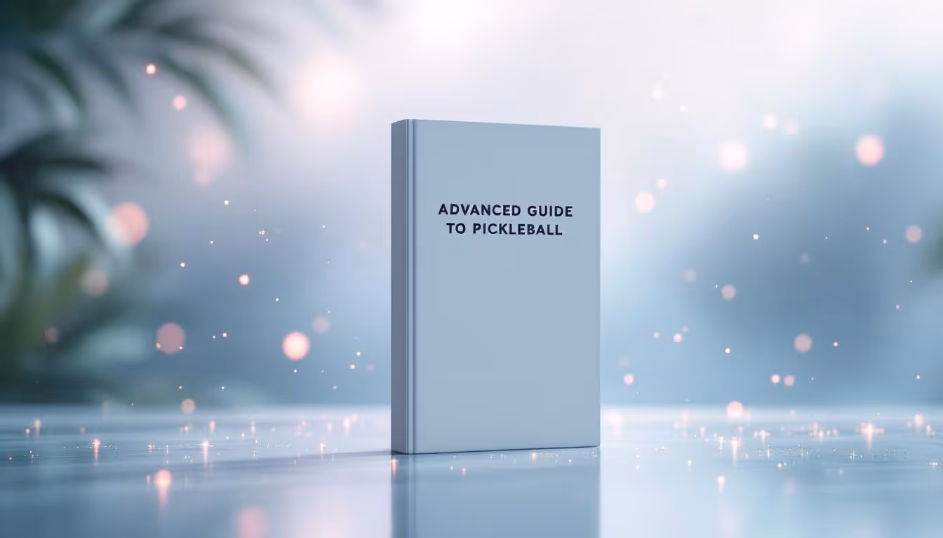 A book titled Advanced Guide to pickleball
