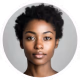 Small profile photo of a woman used in OpenSesame’s Simon platform alongside AWS branding, symbolizing personalized learning experiences and AI-driven workforce training.