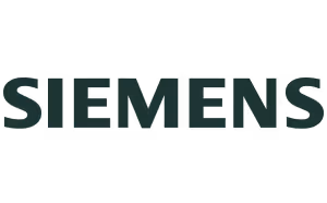Siemens logo featured on the OpenSesame platform, highlighting partnerships with leading companies to deliver trusted workforce training and eLearning solutions.