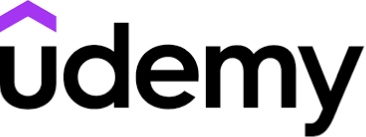 Udemy logo with purple chevron over the letter 'u'.