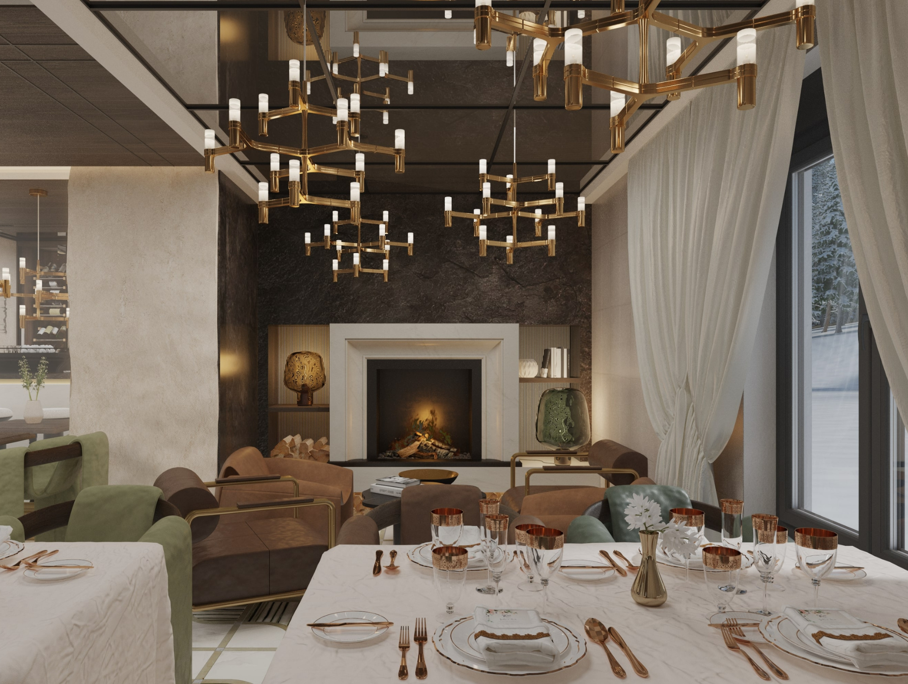 Restoran u okviru zgrade Iskra residence