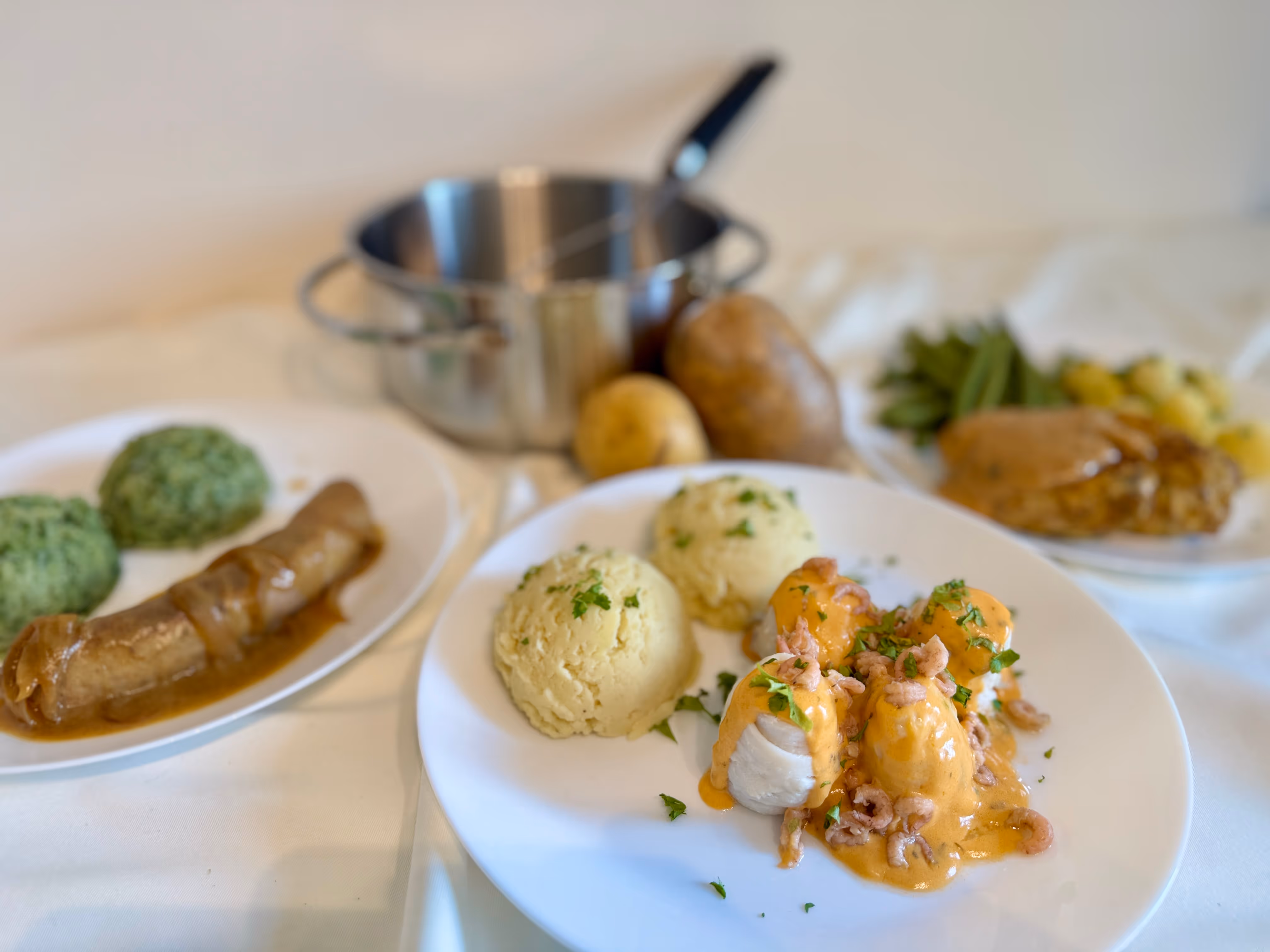 image of curated seasonal dishes for a modern restaurant
