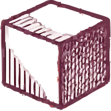 Illustration of a cube.