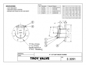 TROY VALVE