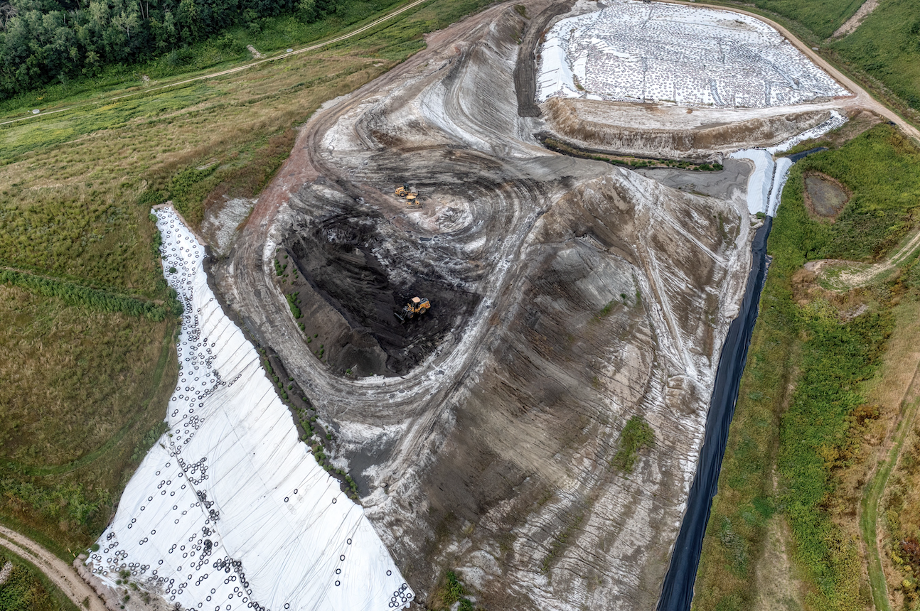 Landfill Overvhead Photo