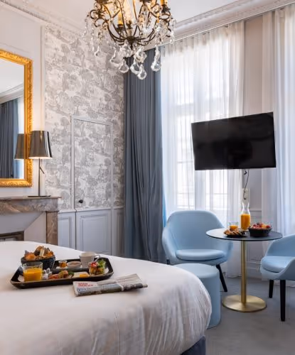 Hôtel La Monnaie**** & Spa à La Rochelle, établissement 4 étoiles de luxe avec spa et restaurant La Neuvième Lettre.