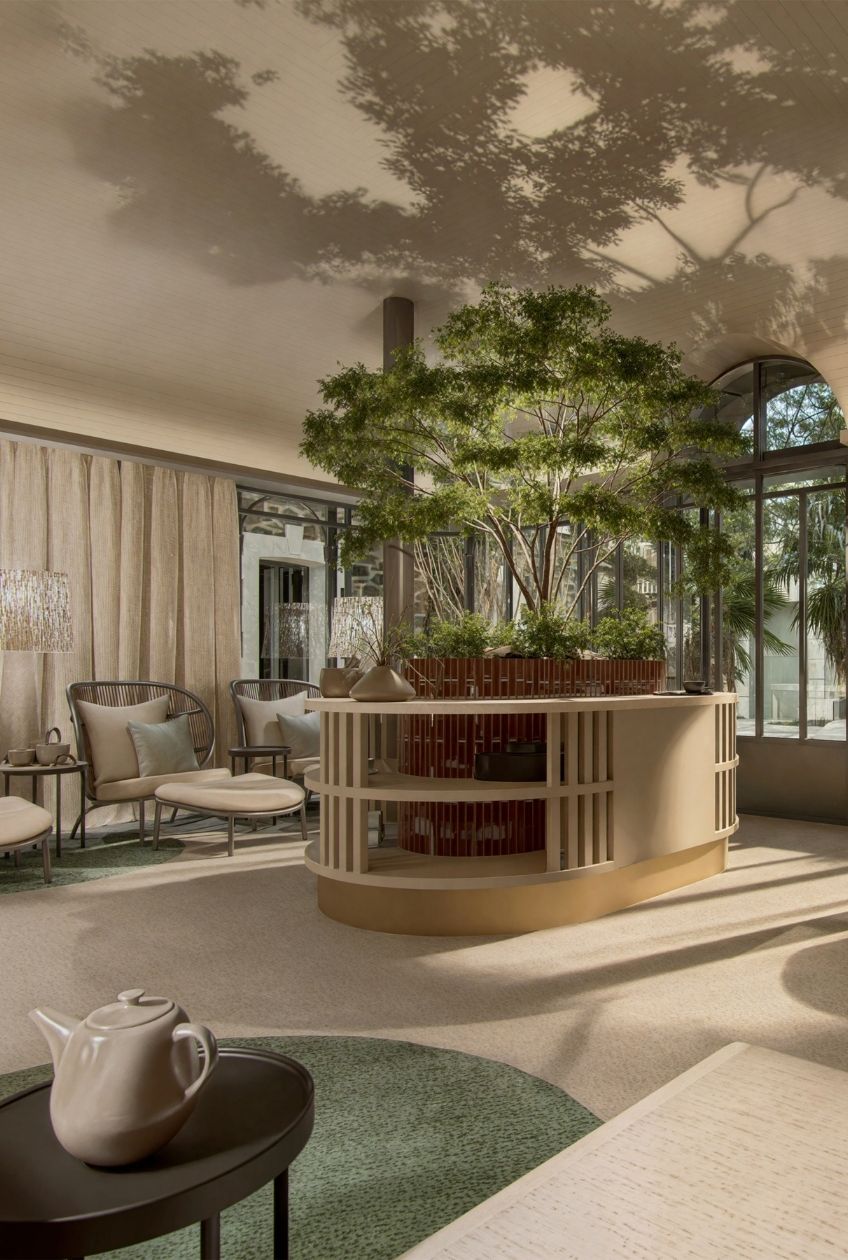 Tisanerie du spa au Grand Hôtel de Courtoisville à Saint-Malo, hôtel spa 4 étoiles en Bretagne.