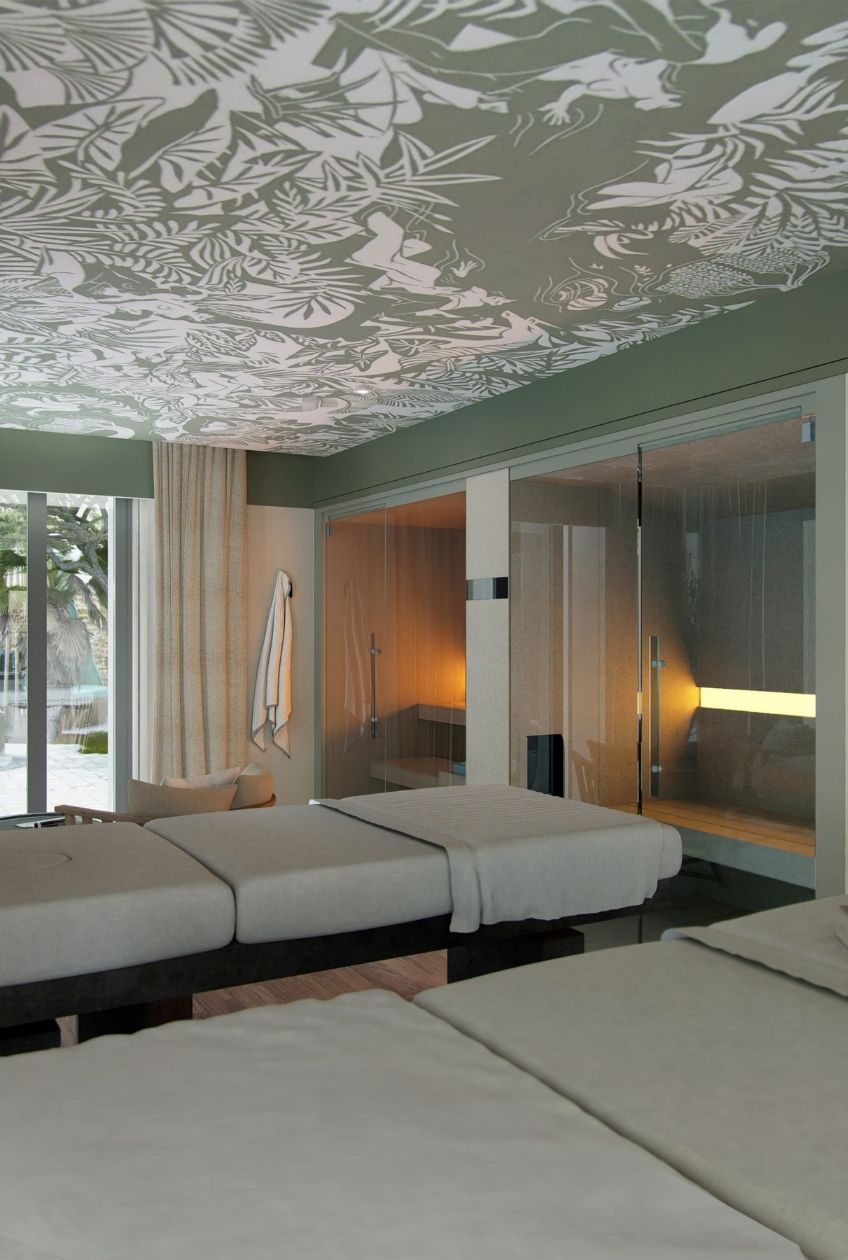 Spa Suite at the Grand Hotel de Courtoisville in Saint-Malo, a luxury 4-star spa hotel in Brittany.