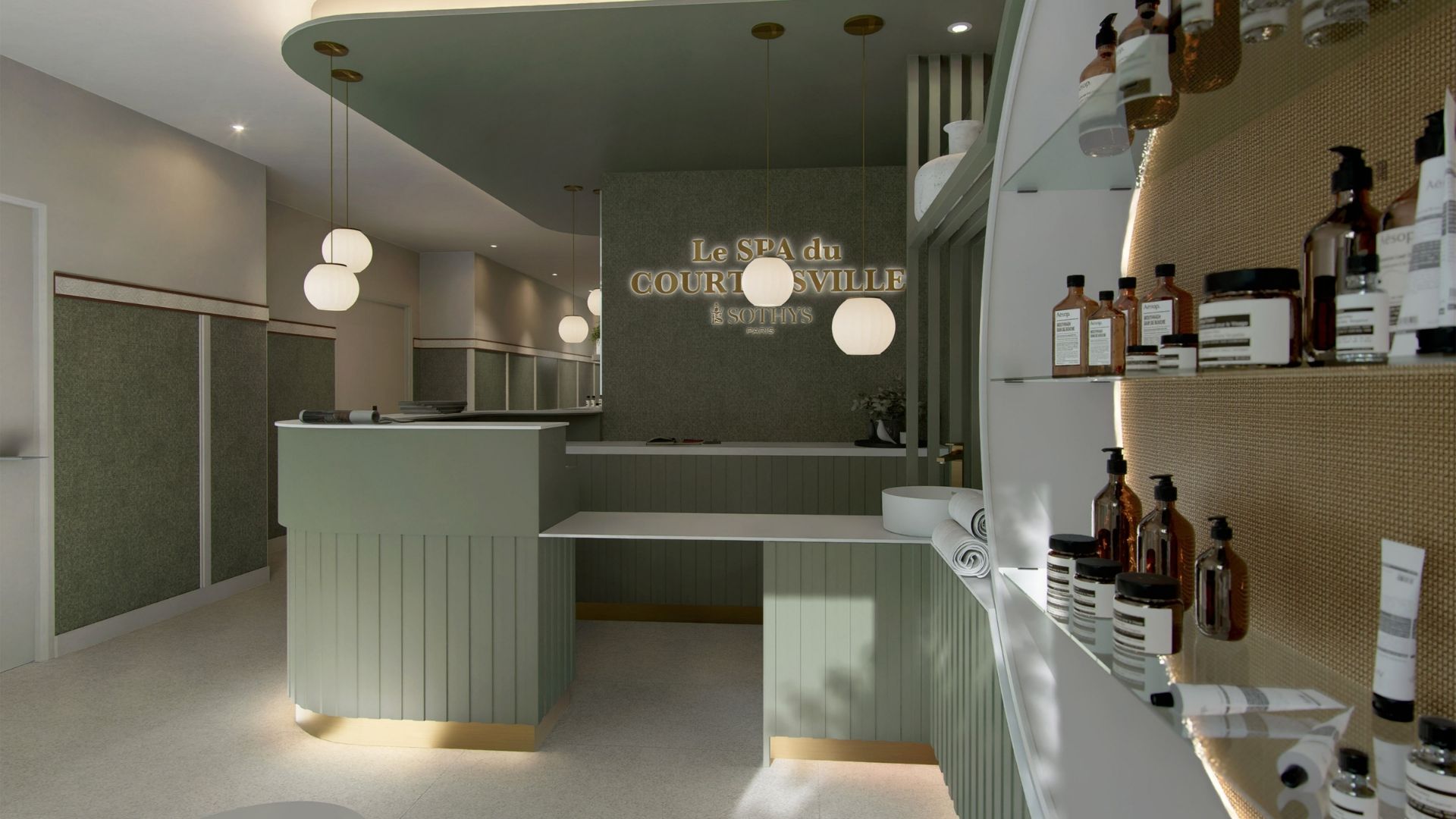 Warm spa reception at the Grand Hotel de Courtoisville in Saint-Malo, a 4-star spa hotel near Sillon beach.