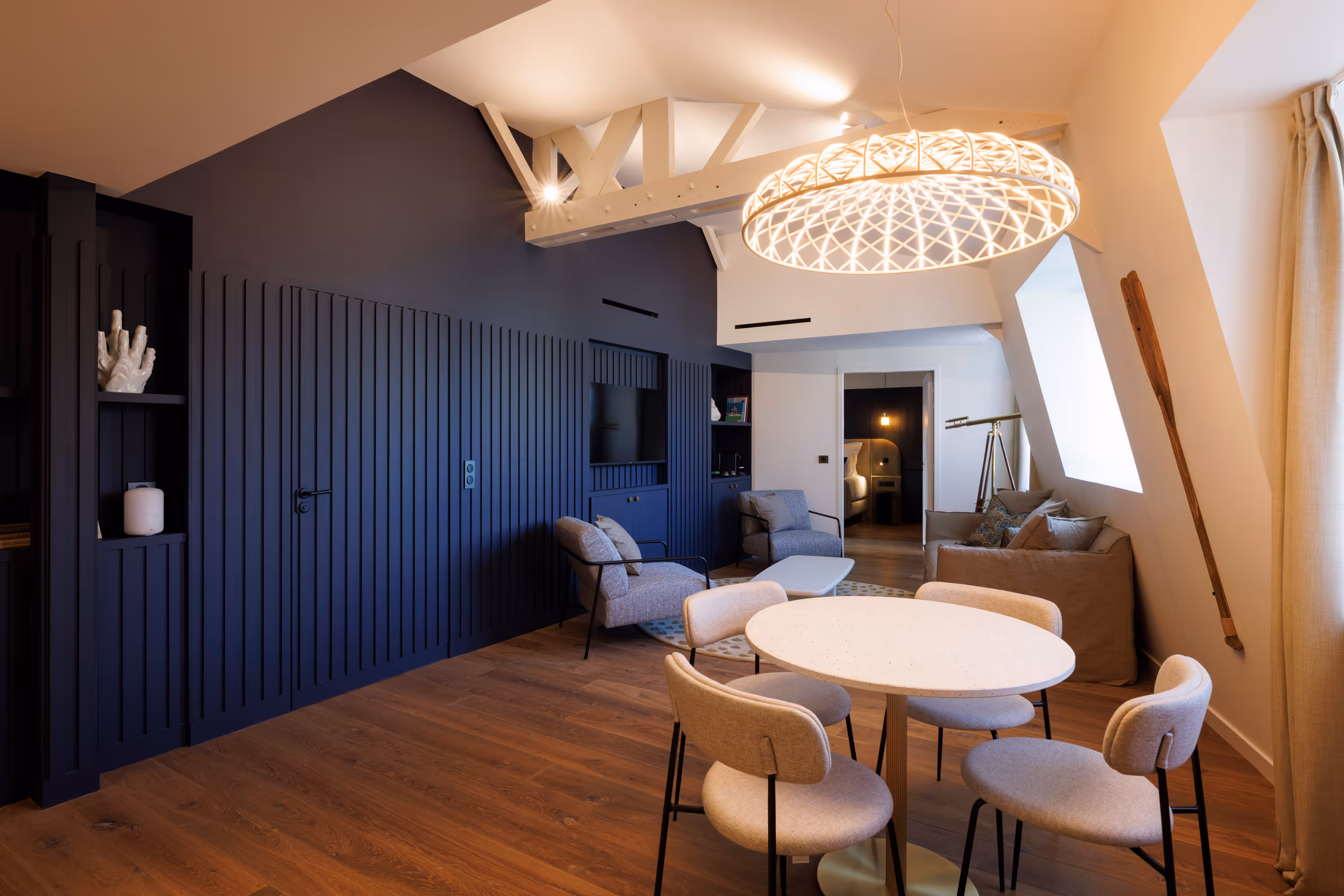 Chambre au Grand Hôtel de Courtoisville à Saint-Malo, hôtel spa 4 étoiles en Bretagne.