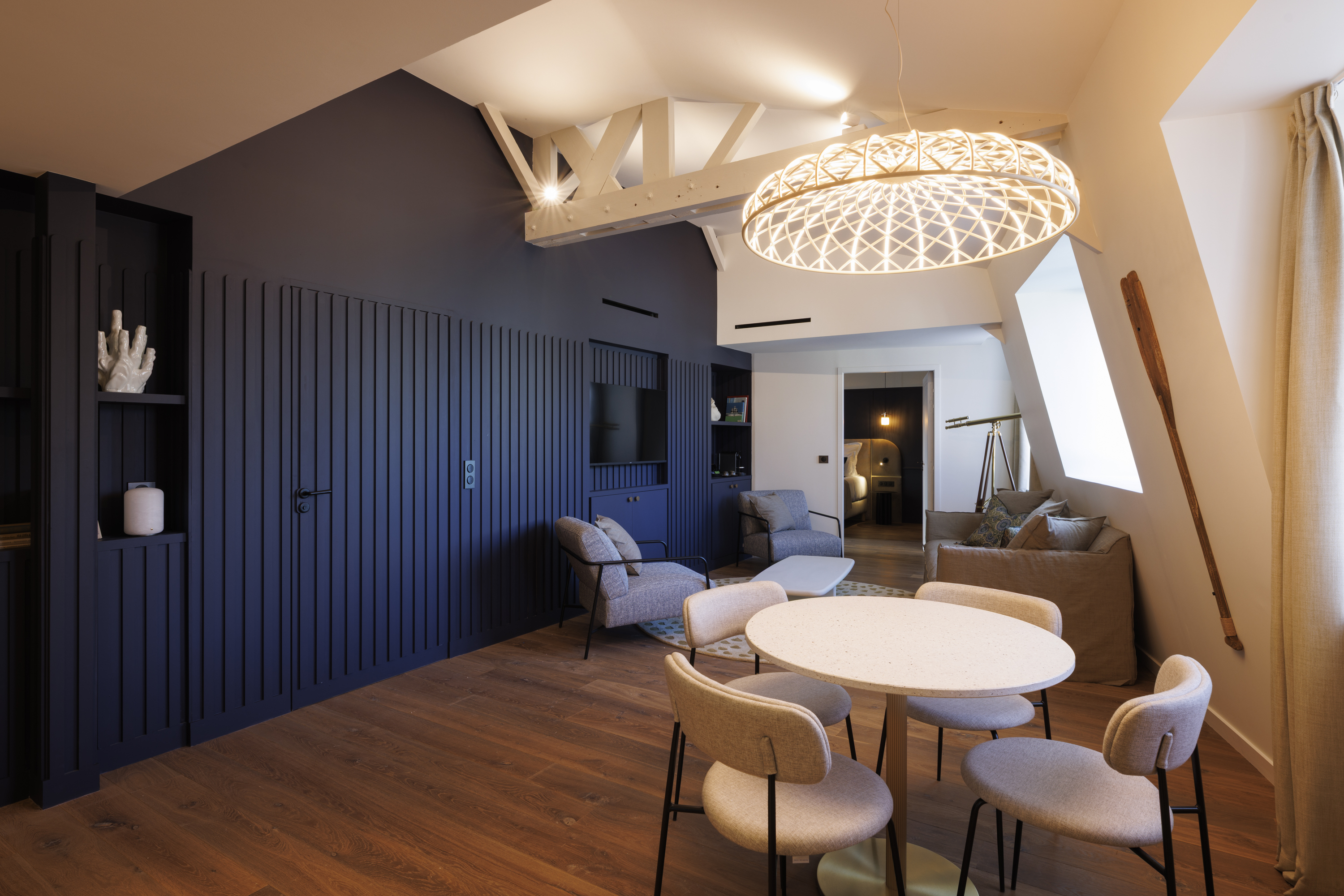 Room at the Grand Hotel de Courtoisville in Saint-Malo, 4-star spa hotel in Brittany.