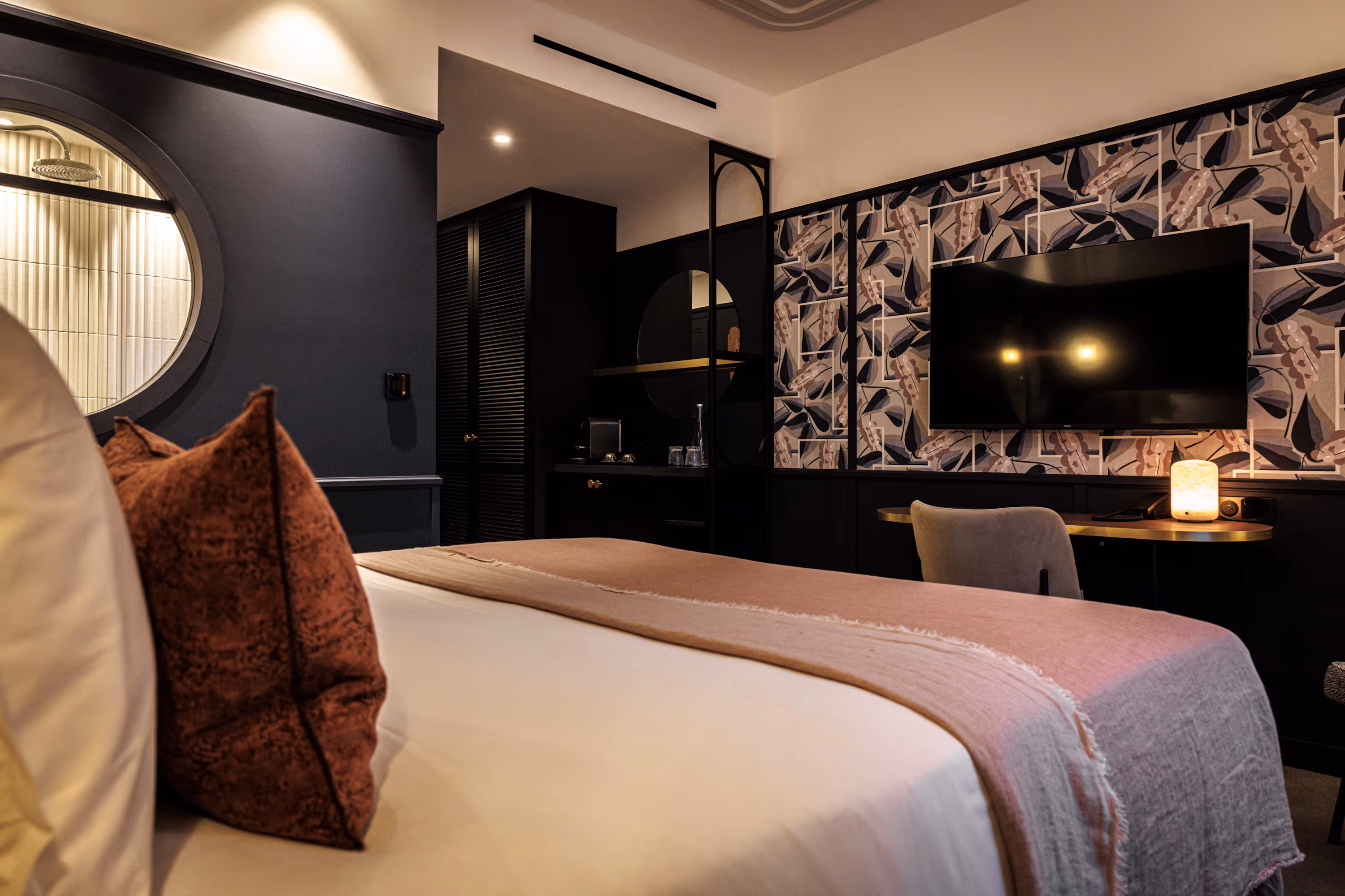 Chambre de l'hôtel spa 4 étoiles avec piscine à Saint-Malo, Grand Hôtel de Courtoisville