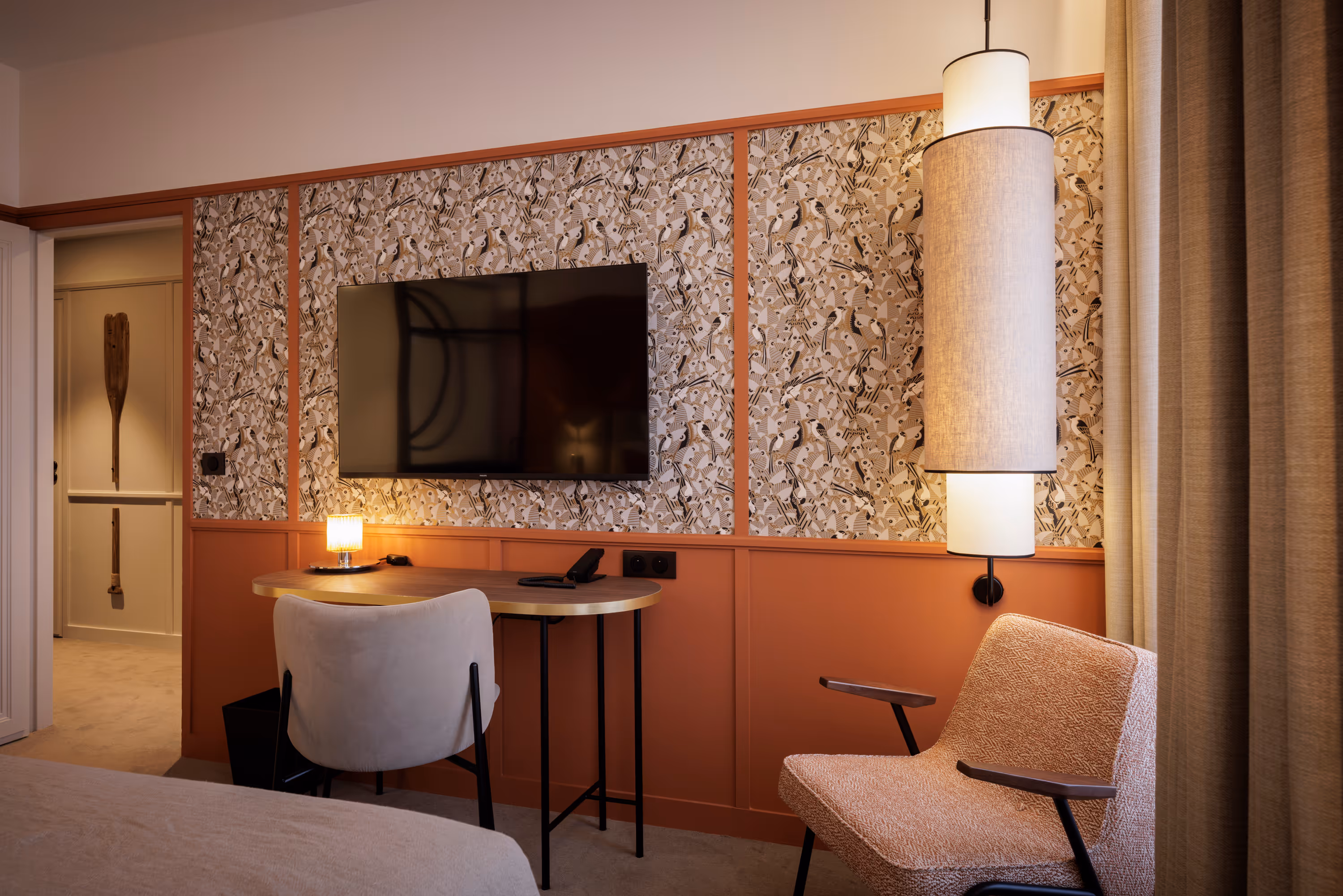 Chambre avec terrasse à l'Hôtel spa de Courtoisville, à Saint-Malo