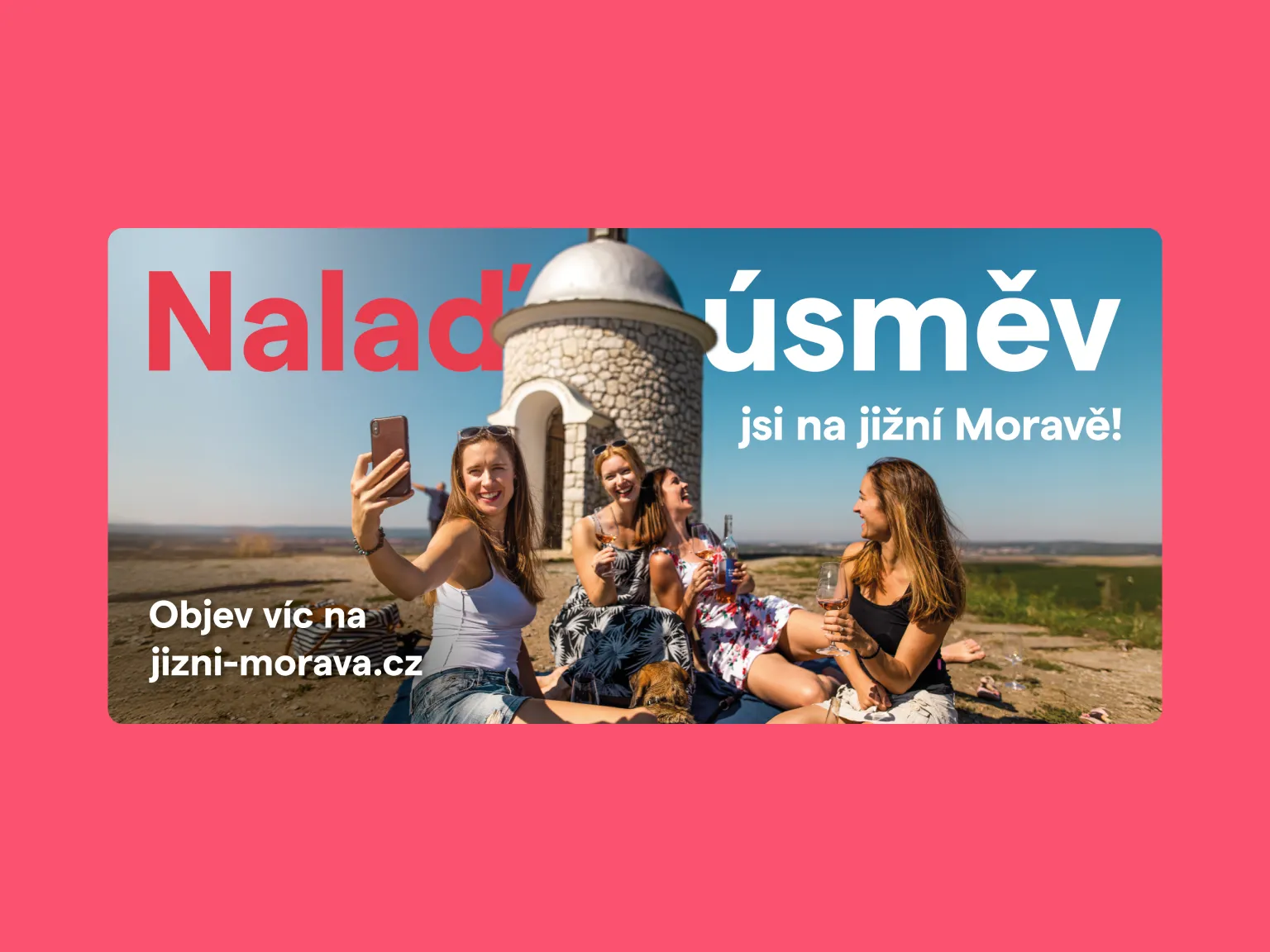 Ukázka designu banneru Jižní Moravy