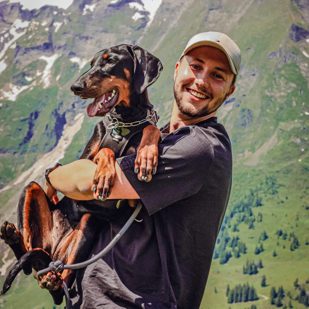Lifestyle fotka se psem – Bohouš Poláček