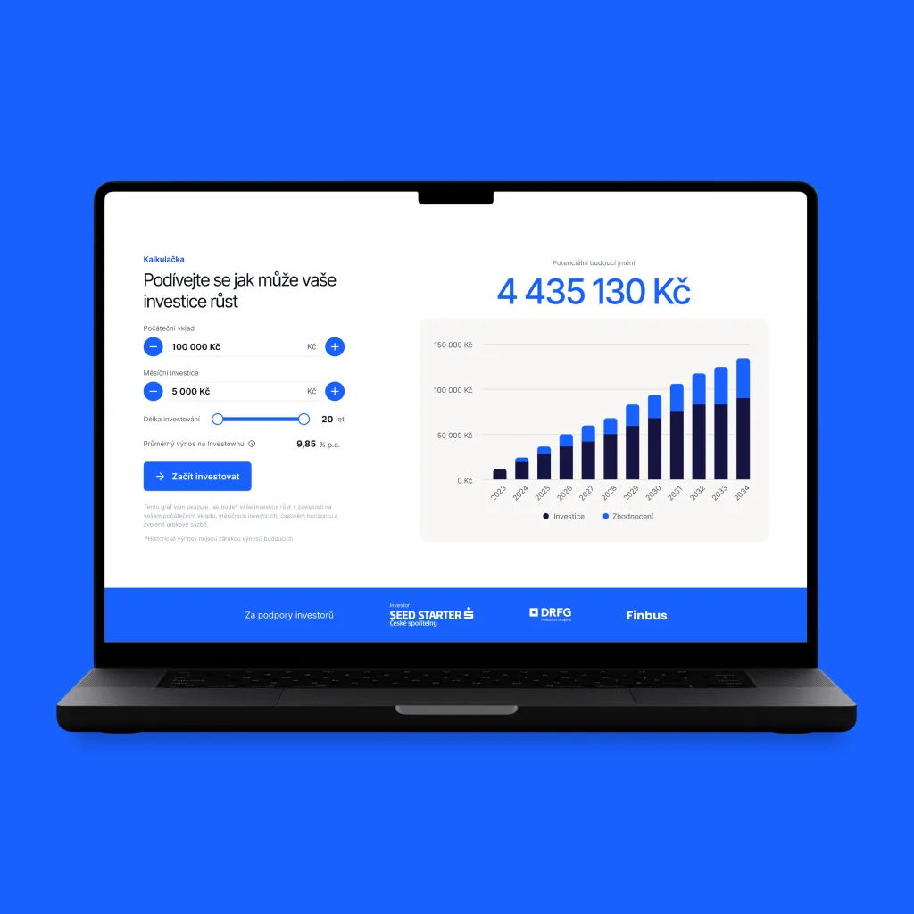Ukázka reference designu Investown