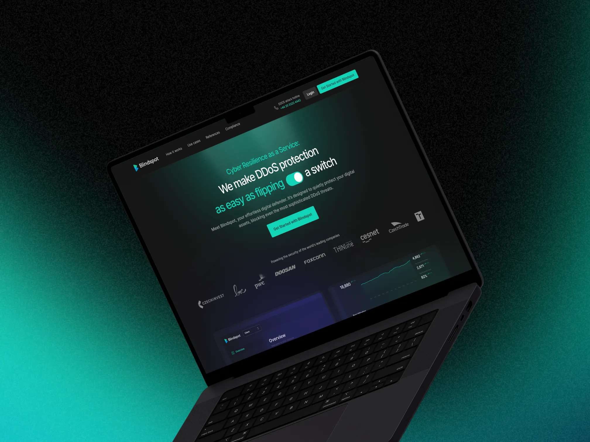 Design webu Blindspot