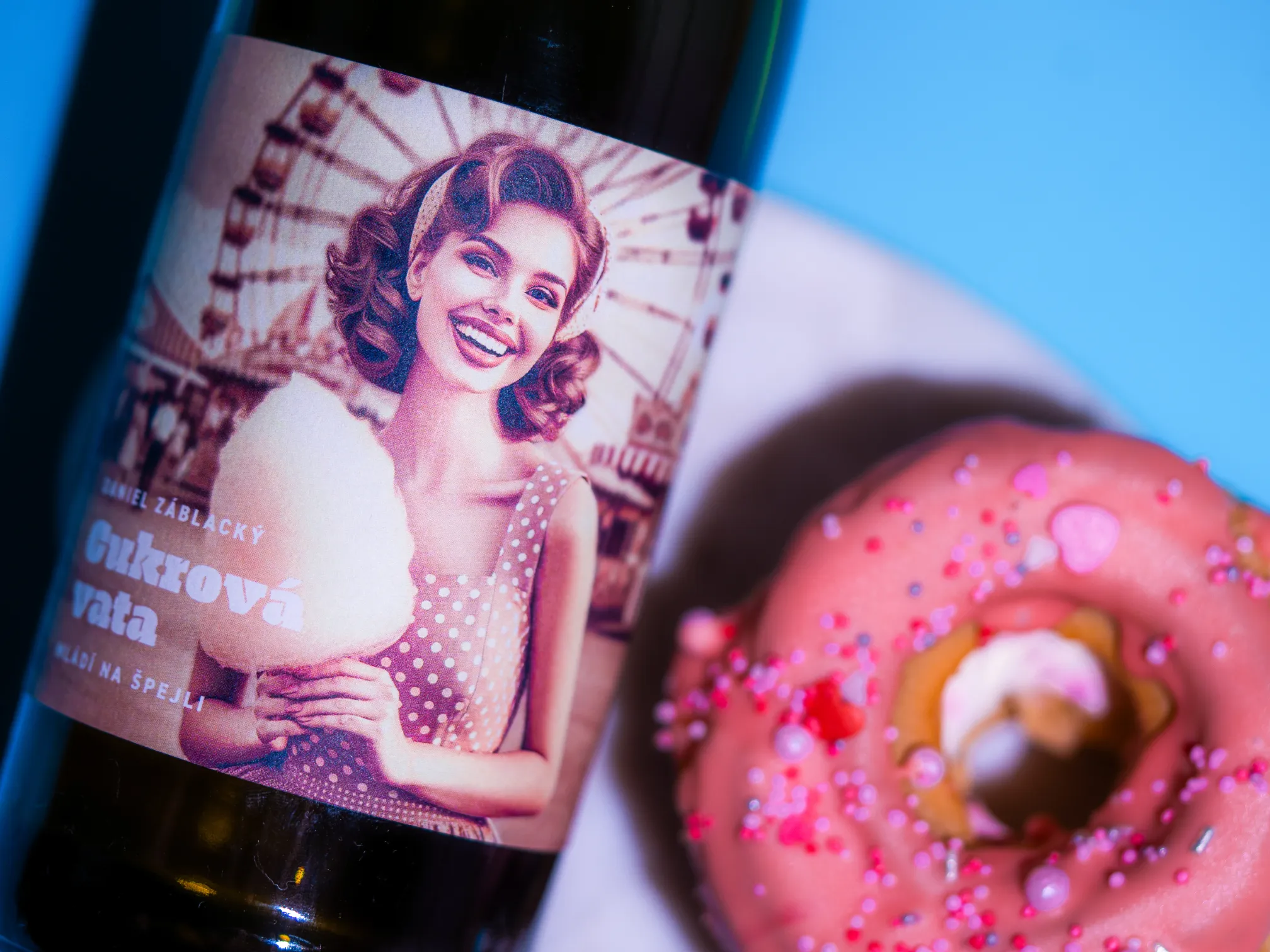 Design etikety na víno – Daniel Záblacký Cukrová vata